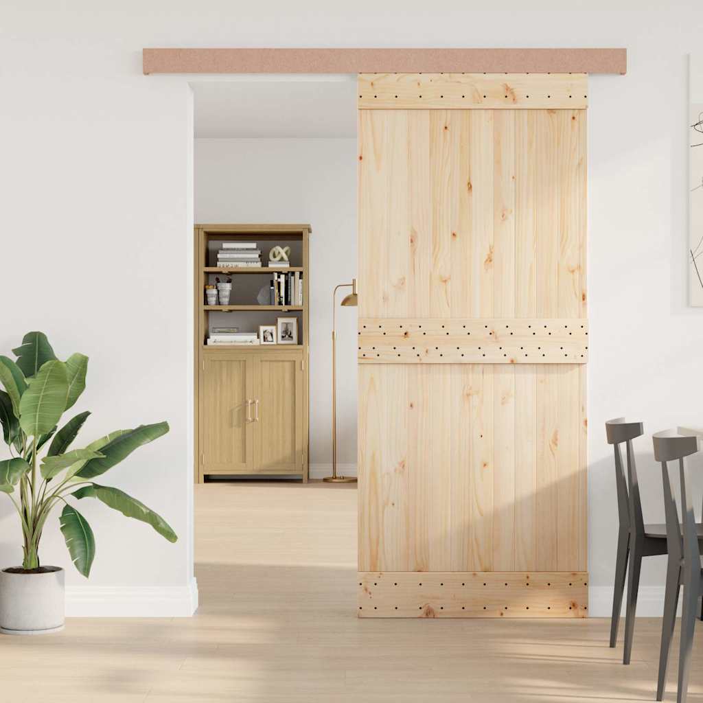 Set de feronerie pentru uși glisante 183 cm din aliaj aluminiu GartenMobel Dekor