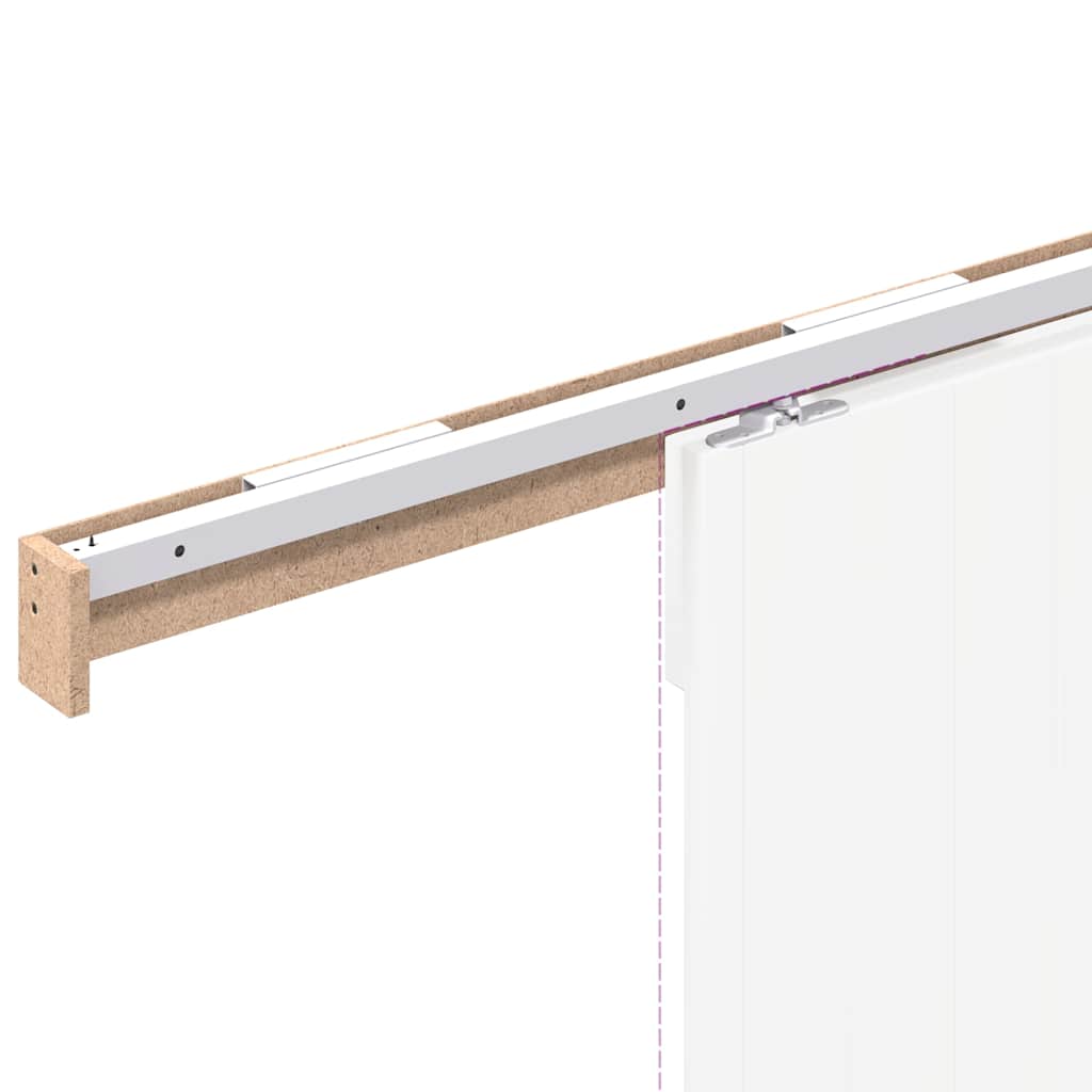 Set de feronerie pentru uși glisante 183 cm din aliaj aluminiu GartenMobel Dekor