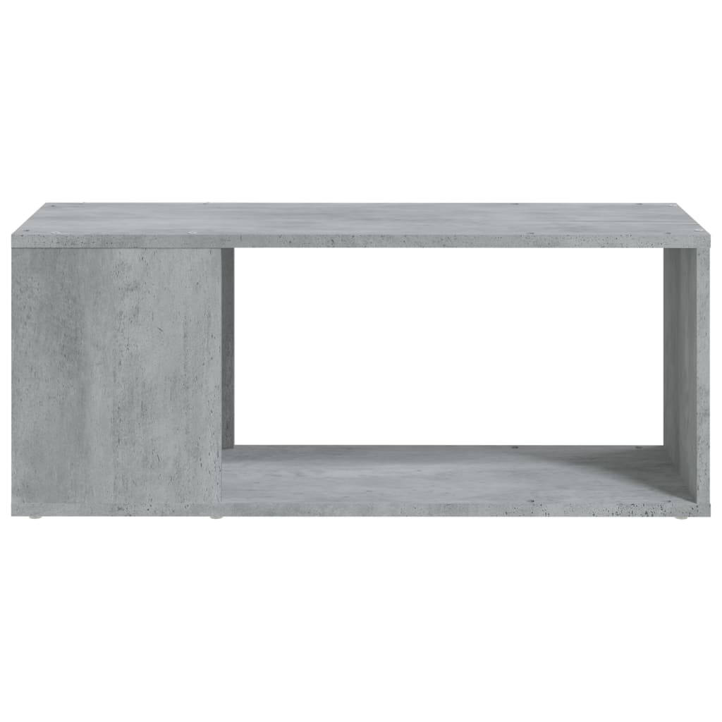 Comodă TV, gri beton, 80x24x32 cm, PAL GartenMobel Dekor