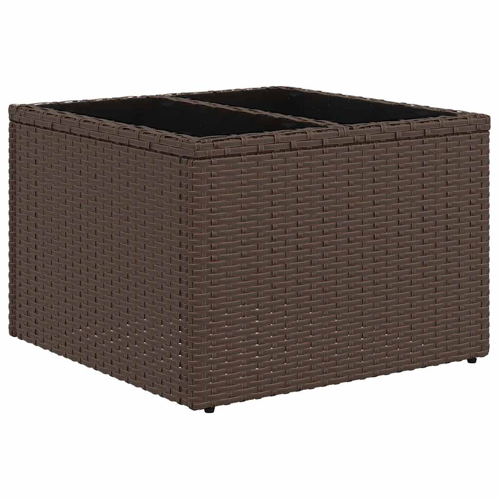 Set canapele de grădină cu perne, 6 piese, maro, poliratan GartenMobel Dekor