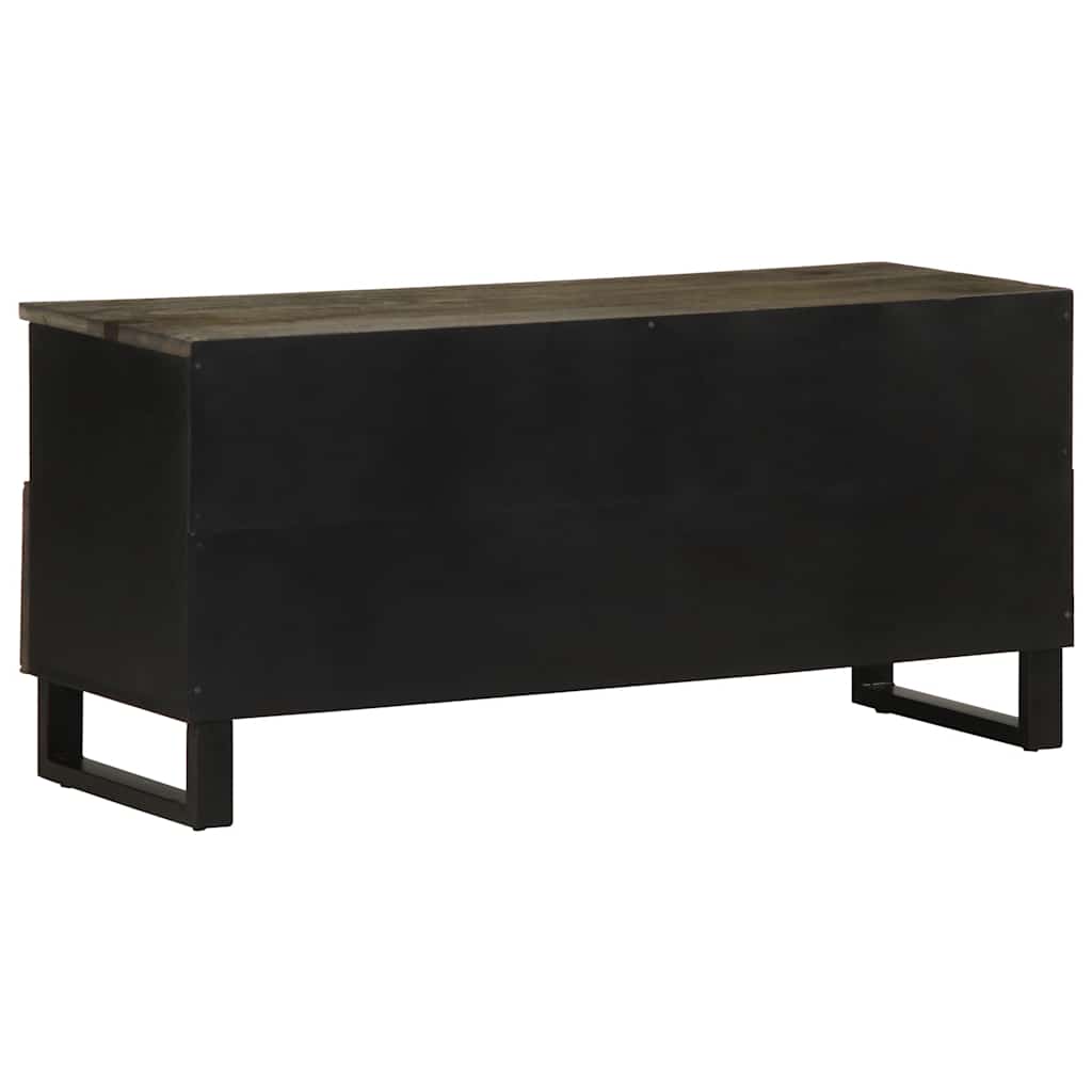 Comodă TV, negru, 100x33x46 cm, lemn masiv de mango GartenMobel Dekor