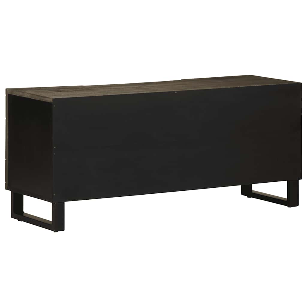 Comodă TV, negru, 105x33x46 cm, lemn masiv de mango GartenMobel Dekor