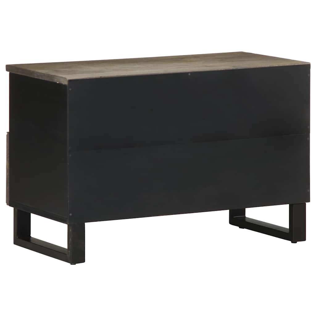Comodă TV, negru, 70x33x46 cm, lemn masiv de mango GartenMobel Dekor