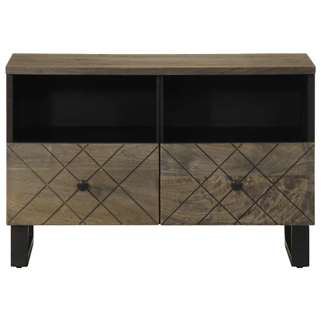 Comodă TV, negru, 70x33x46 cm, lemn masiv de mango GartenMobel Dekor