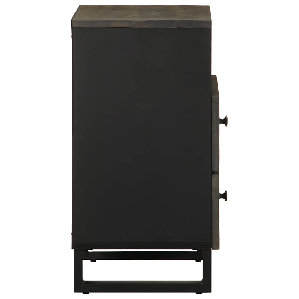 Noptiera neagra 50x33x62 cm lemn masiv de mango GartenMobel Dekor