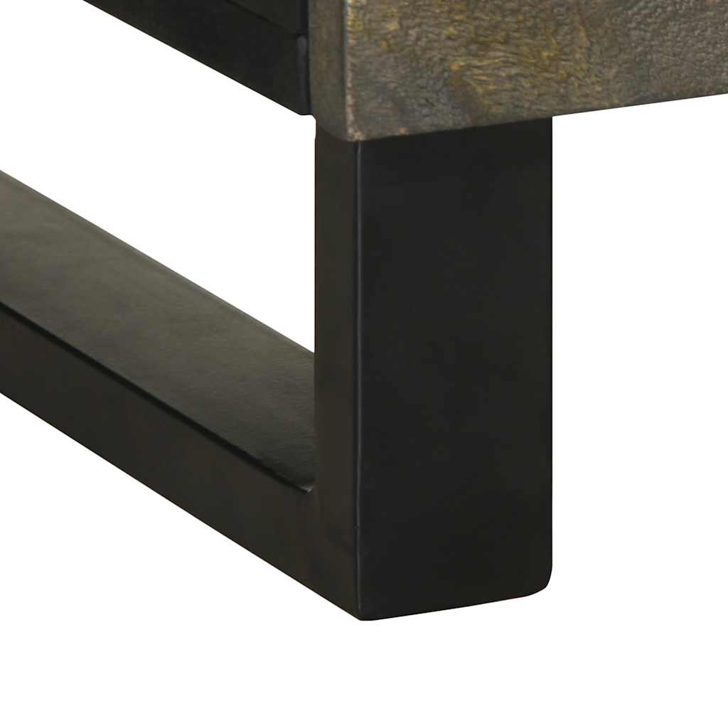 Noptiera neagra 50x33x62 cm lemn masiv de mango GartenMobel Dekor