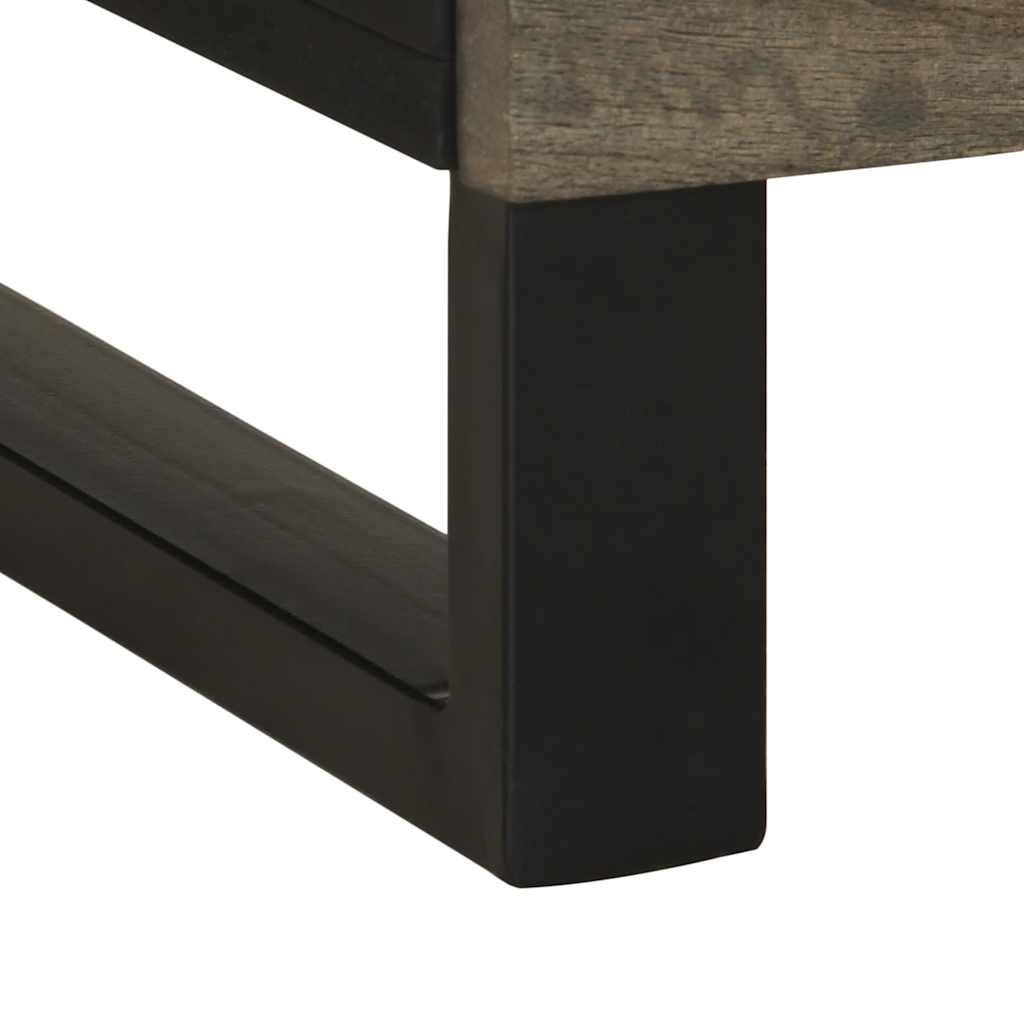Noptiera neagra 50x33x62 cm lemn masiv de mango GartenMobel Dekor