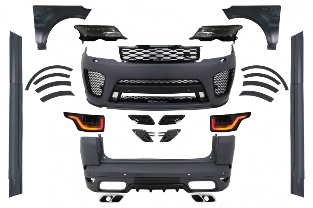 Pachet Exterior Range Rover Sport L494 (2013-2017) Conversie catre 2019 SVR Design Performance AutoTuning