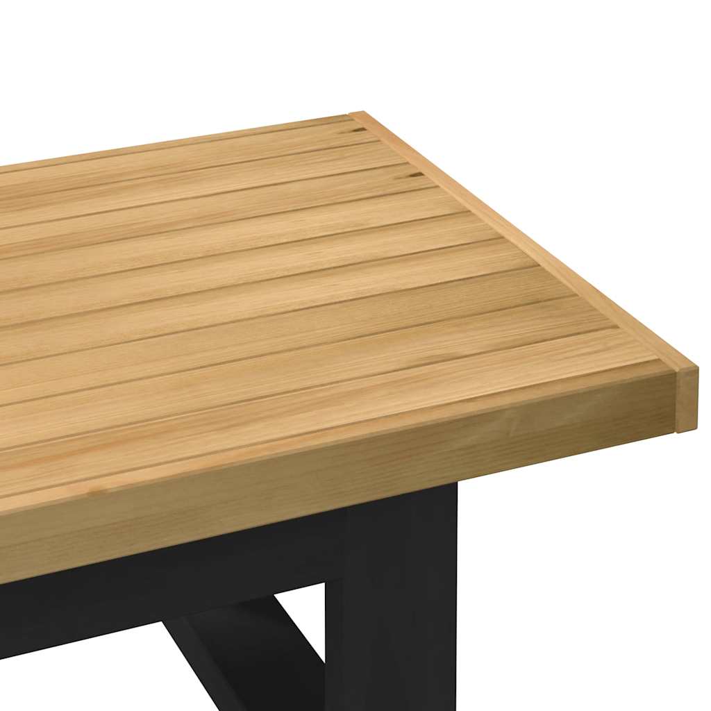 Masuta de cafea NOAIN picioare in forma de U lemn masiv de pin GartenMobel Dekor