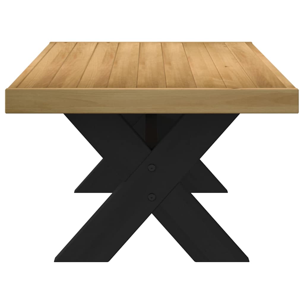 Masuta de cafea NOAIN picioare in forma de X lemn masiv de pin GartenMobel Dekor