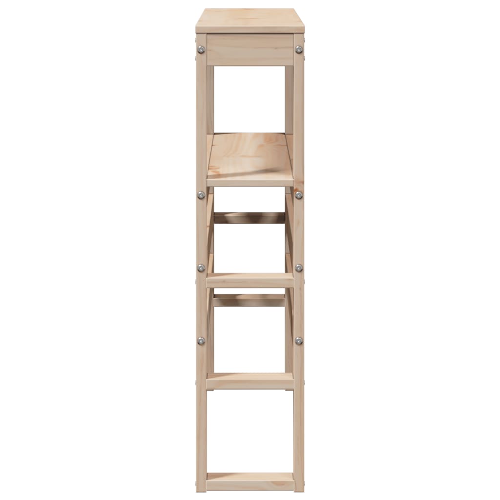 Tăblie de pat cu rafturi, 75 cm, lemn masiv de pin GartenMobel Dekor