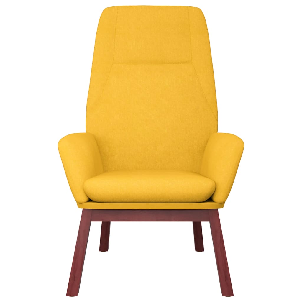 Scaun de relaxare, galben muștar, material textil GartenMobel Dekor