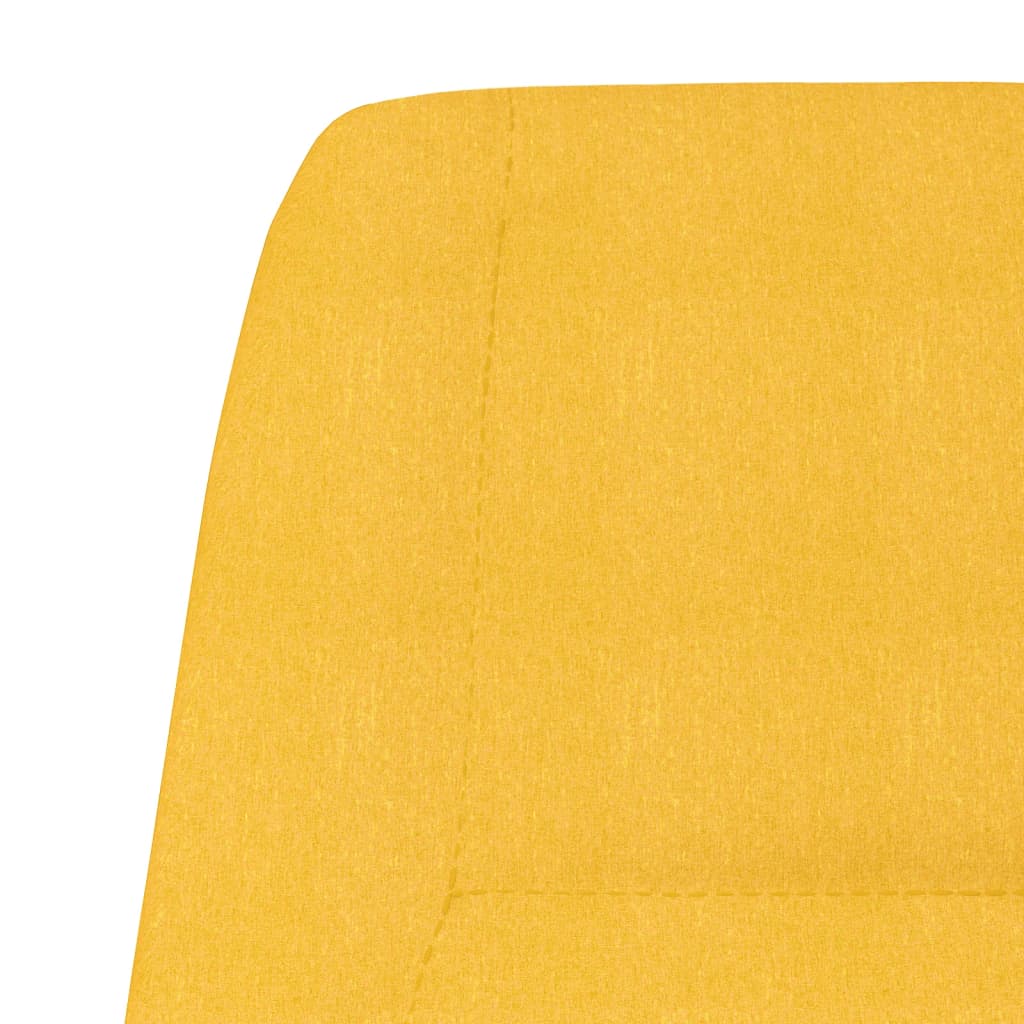 Scaun de relaxare, galben muștar, material textil GartenMobel Dekor