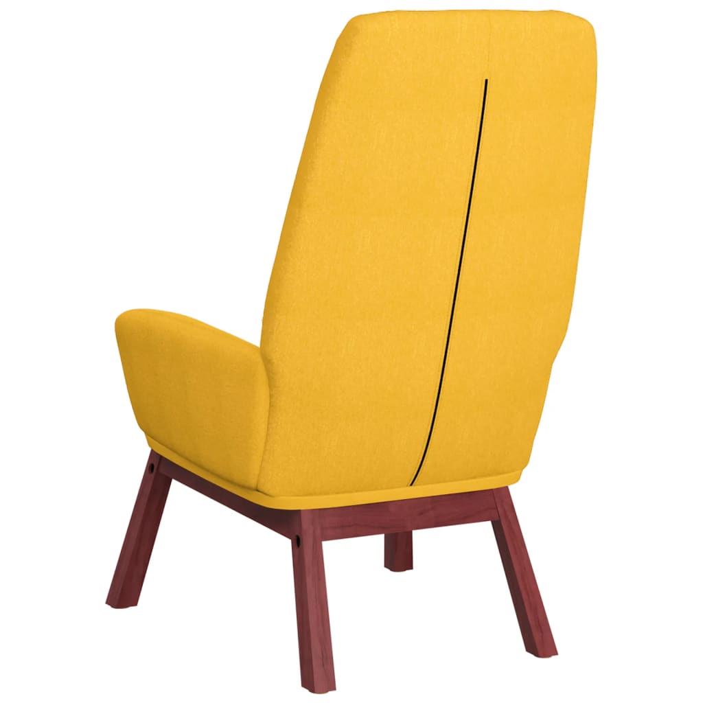 Scaun de relaxare, galben muștar, material textil GartenMobel Dekor