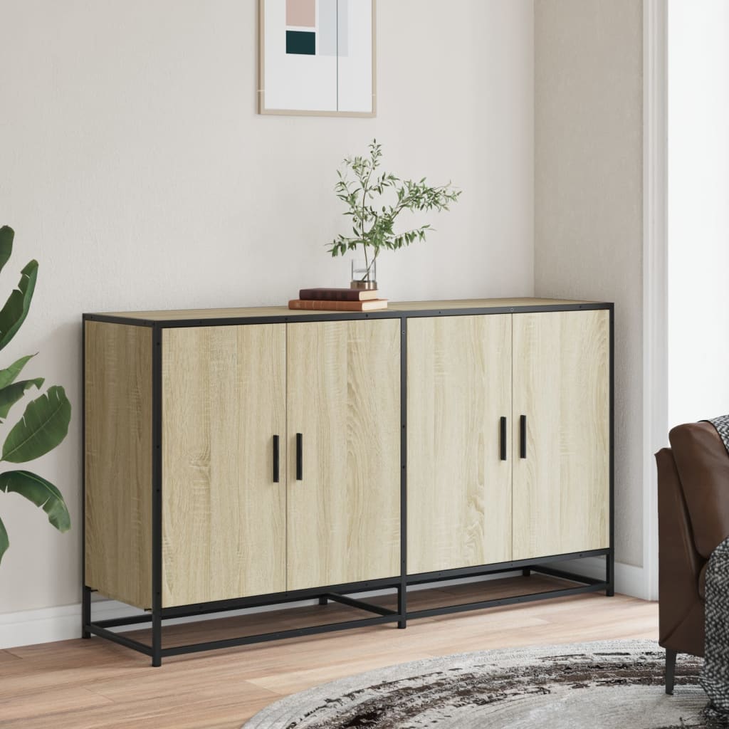 Dulap, stejar sonoma, 134x35x76 cm, lemn prelucrat GartenMobel Dekor