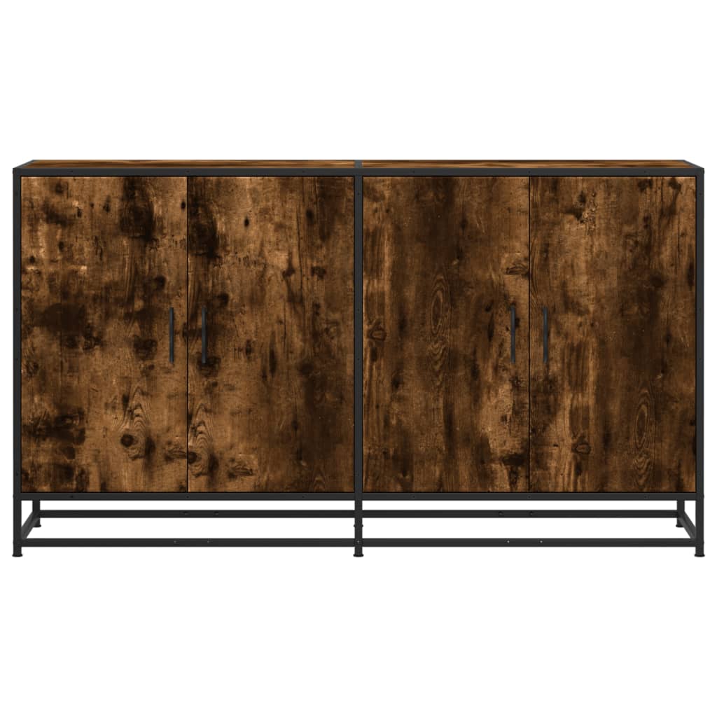 Servantă, stejar afumat, 134x35x76 cm, lemn prelucrat GartenMobel Dekor