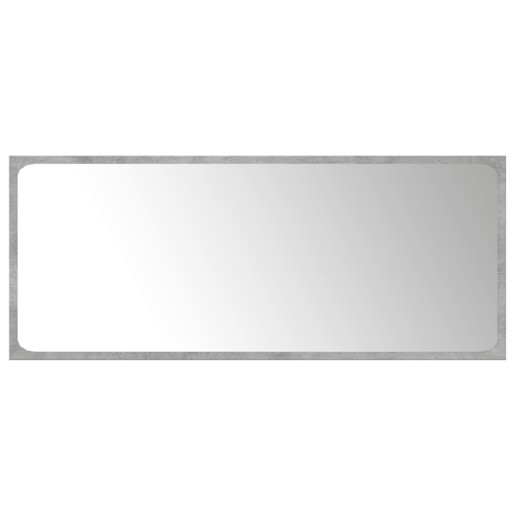 Set mobilier de baie, 4 piese, gri beton, lemn compozit GartenMobel Dekor