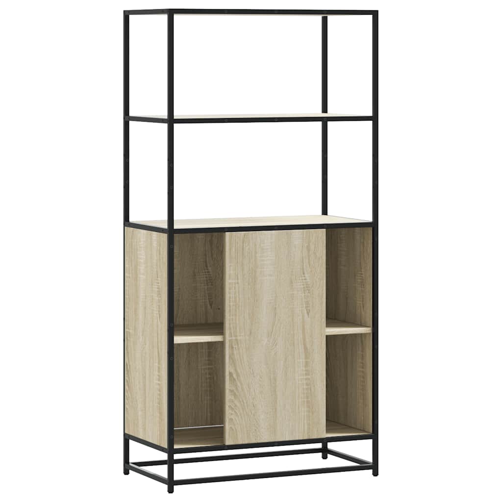 Dulapuru Stejar Sonoma 68x35x139 cm lemn și metal prelucrat GartenMobel Dekor