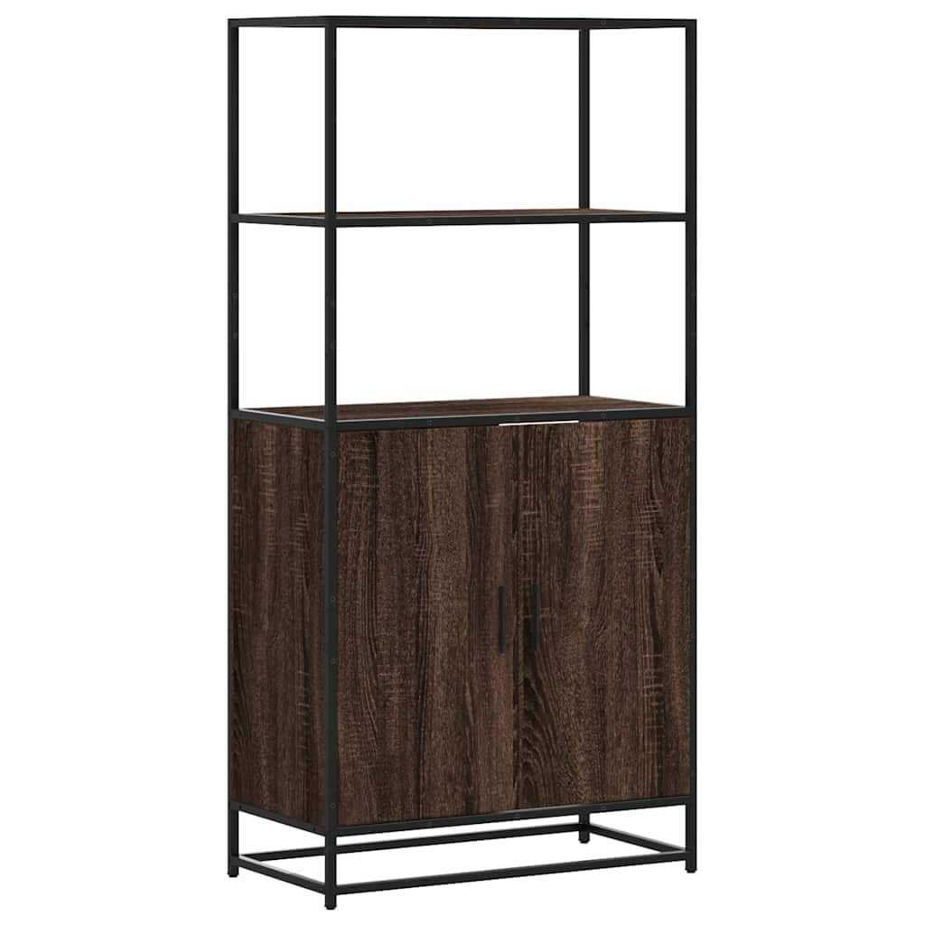 Dulapuru Stejar maro 68x35x139 cm lemn și metal prelucrat GartenMobel Dekor