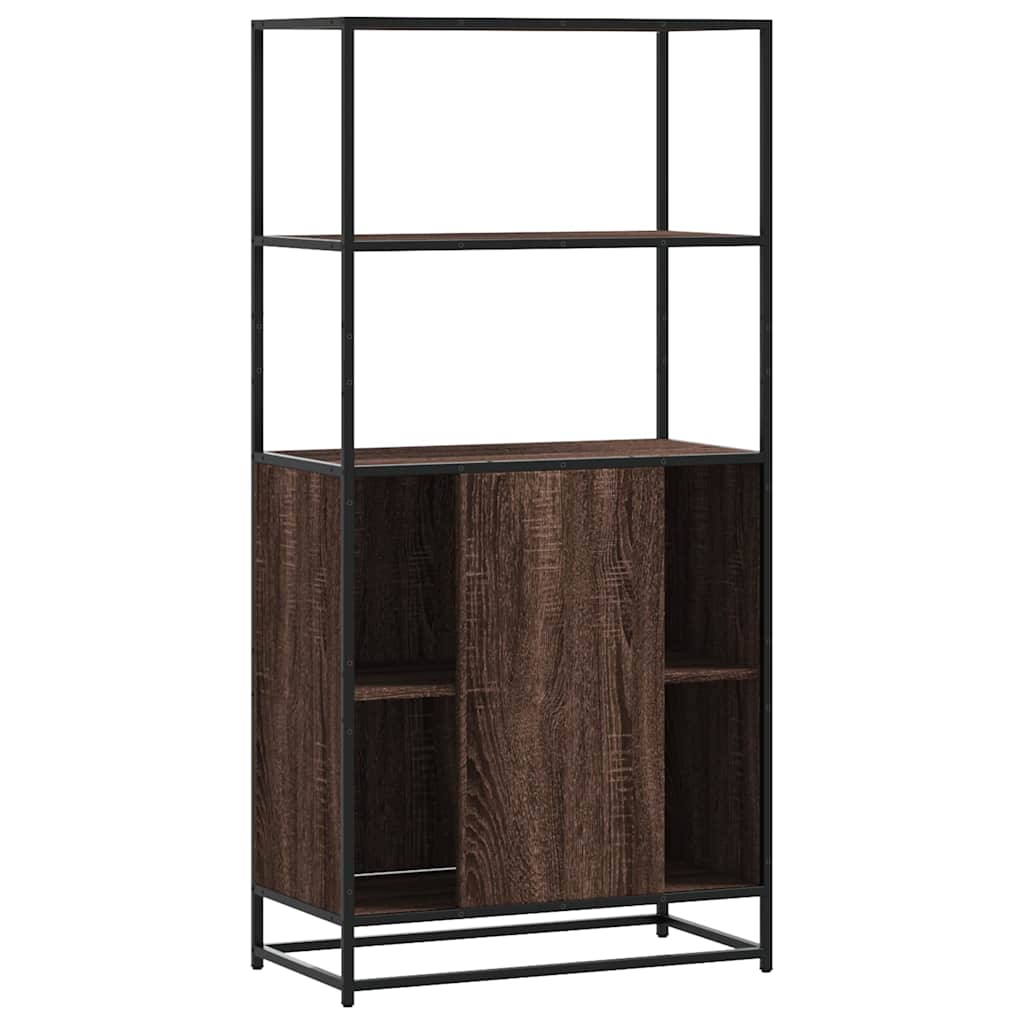 Dulapuru Stejar maro 68x35x139 cm lemn și metal prelucrat GartenMobel Dekor