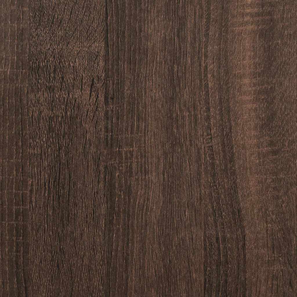 Dulapuru stejar maro 35,5x35x139 cm lemn și metal prelucrat GartenMobel Dekor