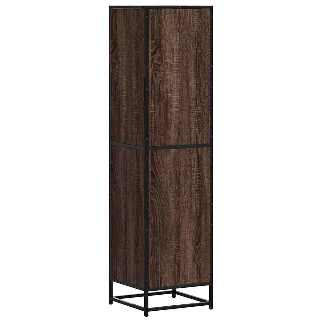 Dulapuru stejar maro 35,5x35x139 cm lemn și metal prelucrat GartenMobel Dekor