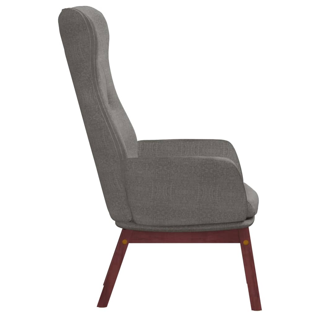 Scaun de relaxare, gri deschis, material textil GartenMobel Dekor