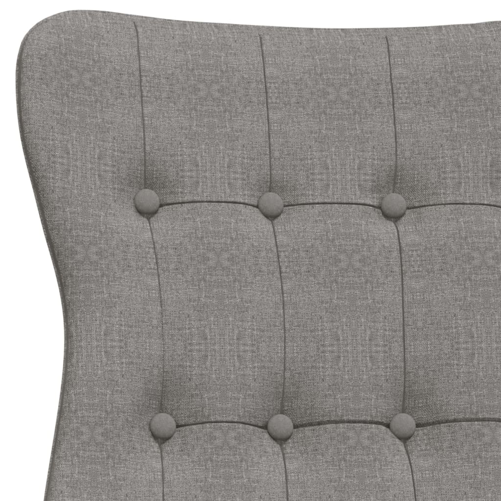 Scaun de relaxare, gri deschis, material textil GartenMobel Dekor