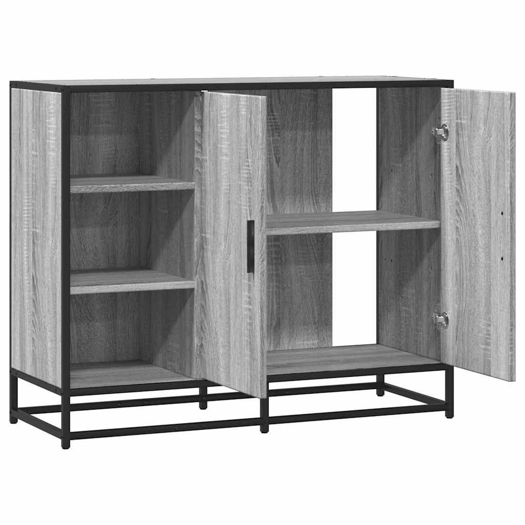 Dulap, gri sonoma, 92x35x76 cm, lemn prelucrat GartenMobel Dekor