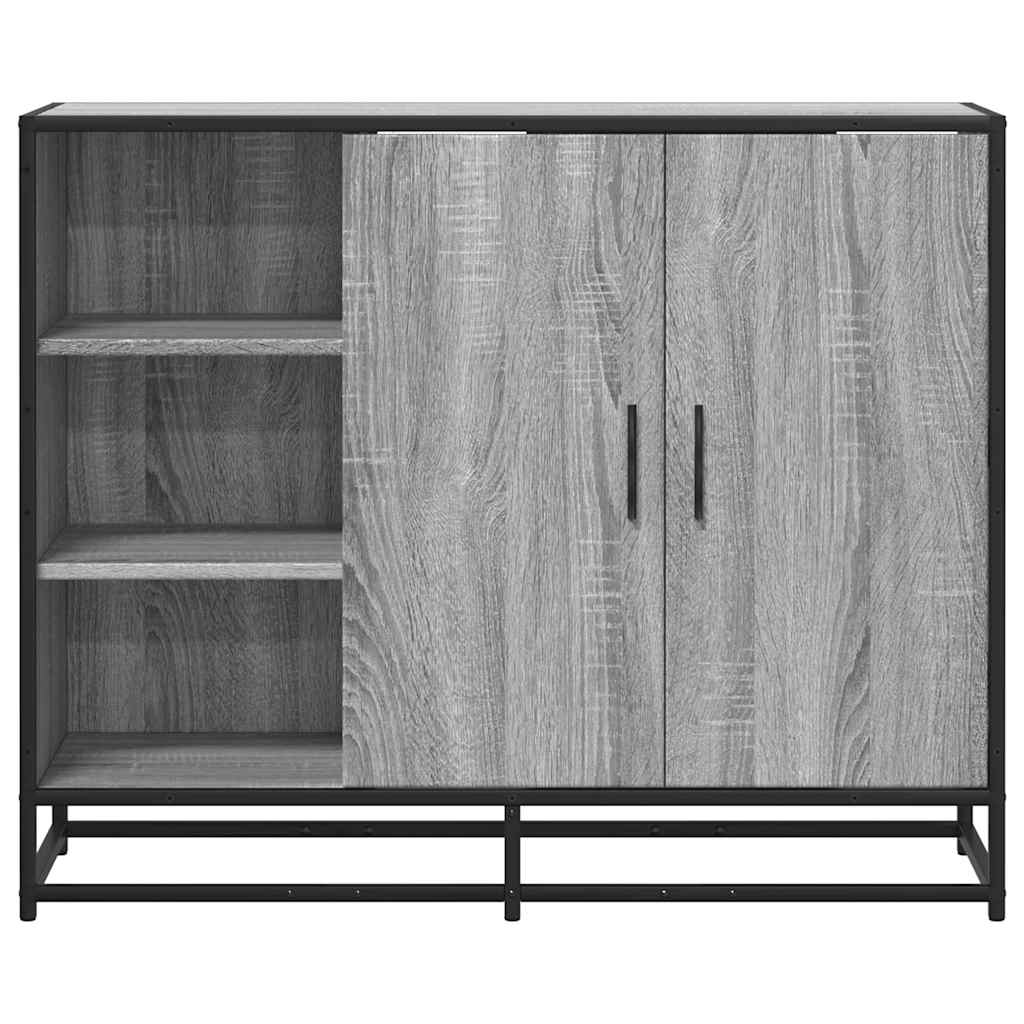 Dulap, gri sonoma, 92x35x76 cm, lemn prelucrat GartenMobel Dekor