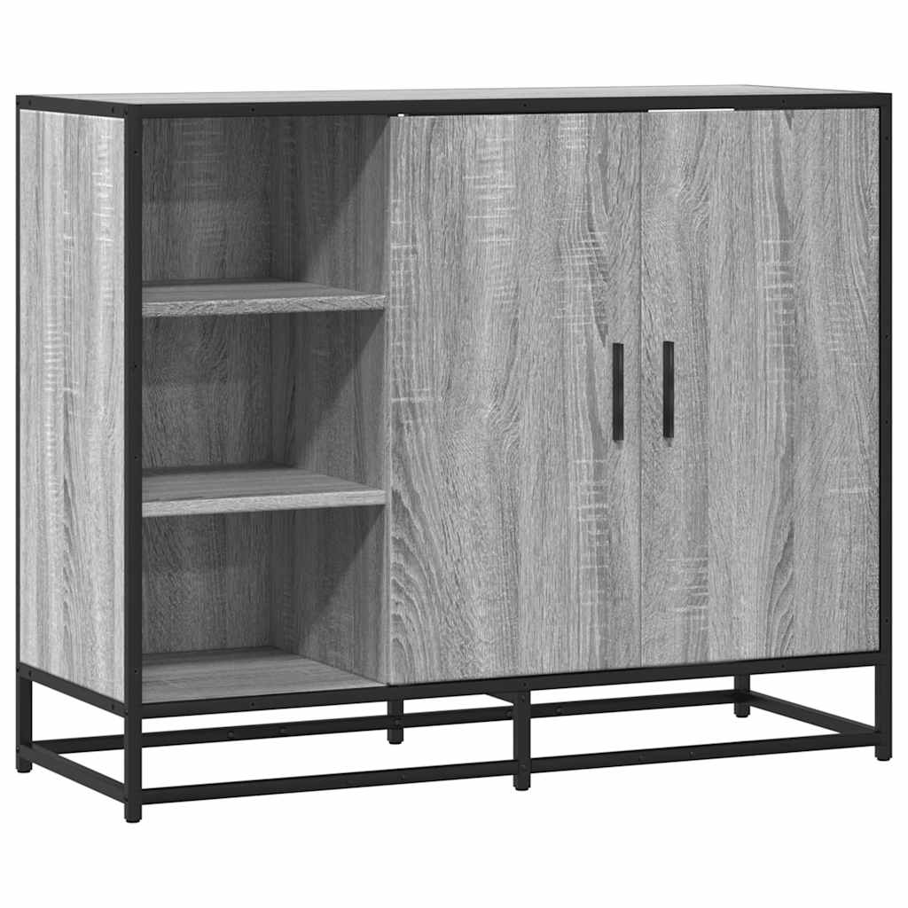 Dulap, gri sonoma, 92x35x76 cm, lemn prelucrat GartenMobel Dekor