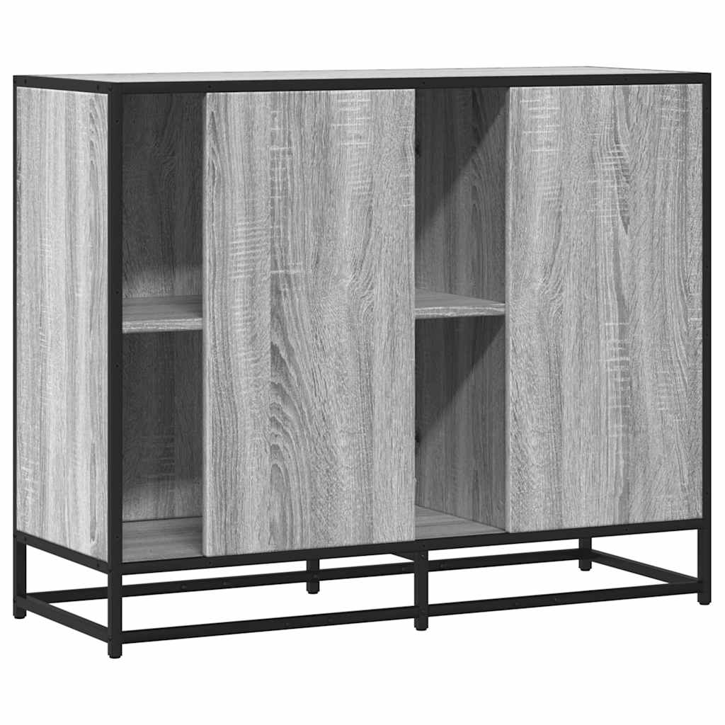 Dulap, gri sonoma, 92x35x76 cm, lemn prelucrat GartenMobel Dekor