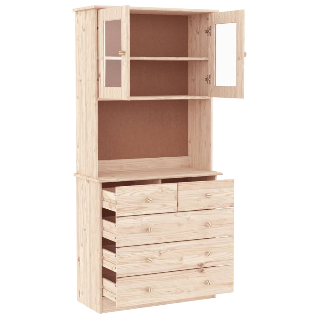 Dulap înalt ALTA, 77x35x73 cm, lemn masiv de pin GartenMobel Dekor