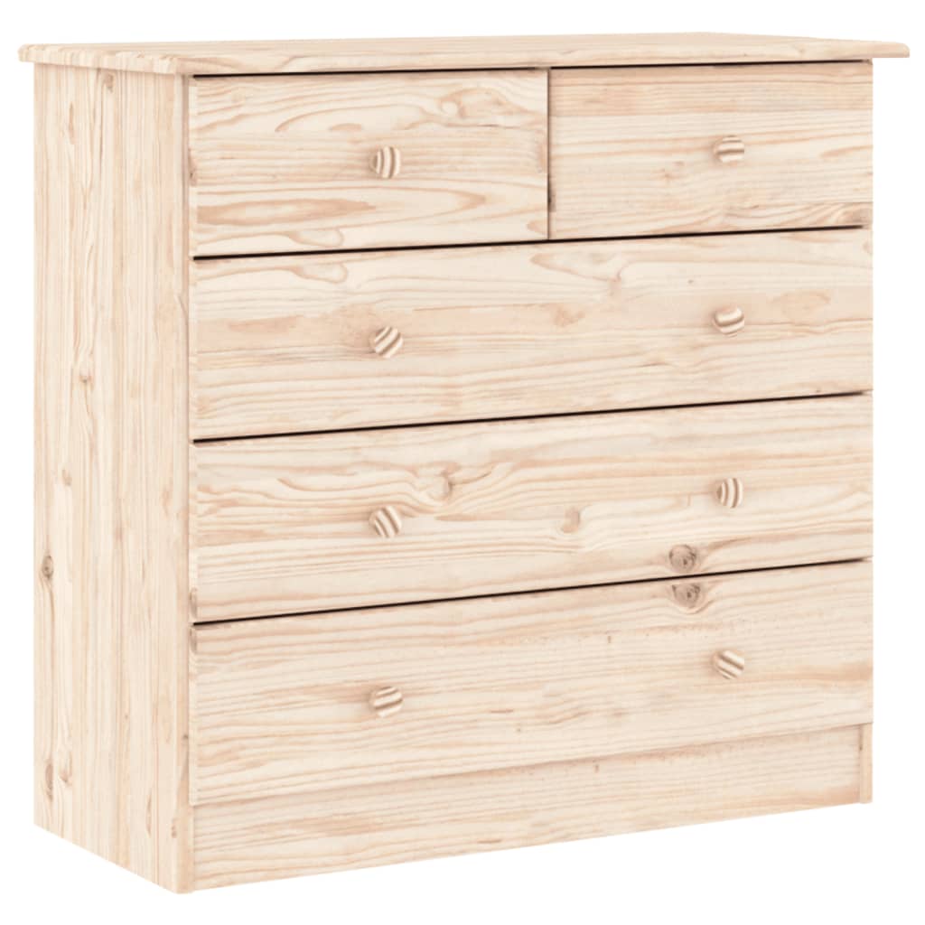 Dulap înalt ALTA, 77x35x73 cm, lemn masiv de pin GartenMobel Dekor