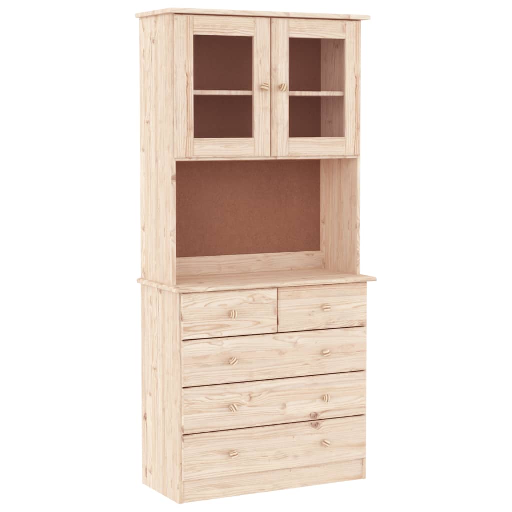Dulap înalt ALTA, 77x35x73 cm, lemn masiv de pin GartenMobel Dekor