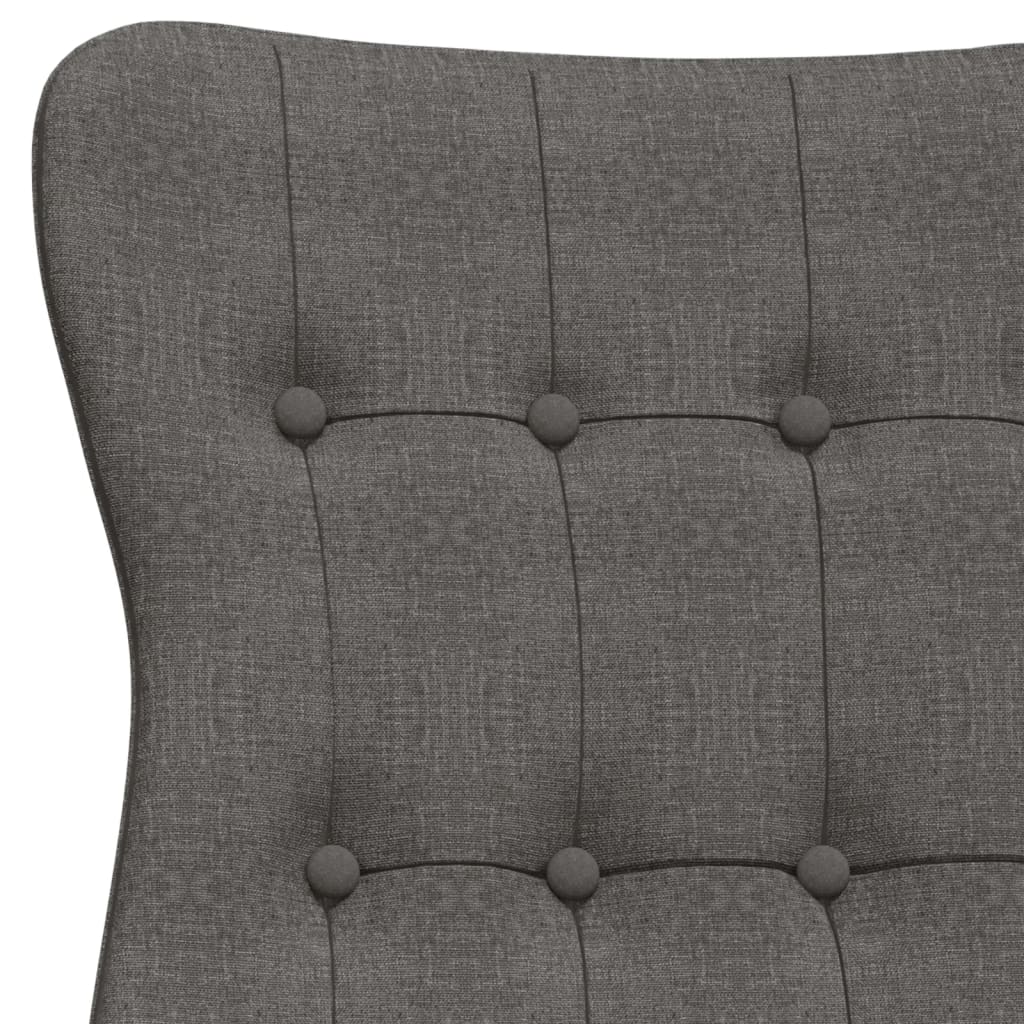 Scaun de relaxare, gri închis, material textil GartenMobel Dekor