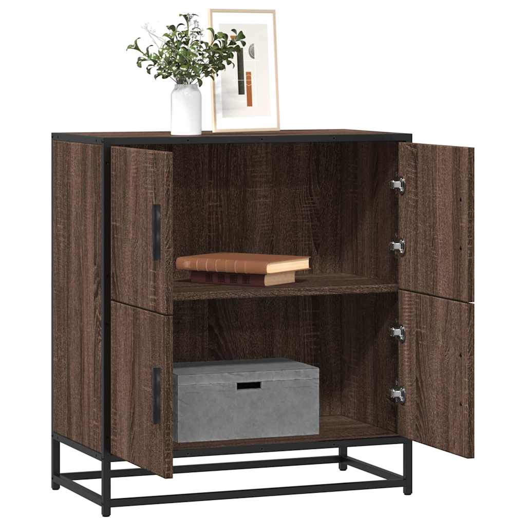 Bufetă Stejar maro 68x35x76 cm Lemn prelucrat GartenMobel Dekor