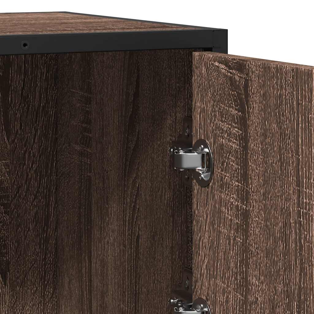 Bufetă Stejar maro 68x35x76 cm Lemn prelucrat GartenMobel Dekor