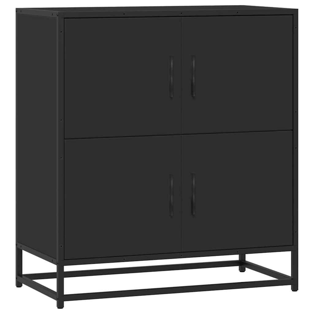 Bufetă neagră 68x35x76 cm lemn prelucrat GartenMobel Dekor