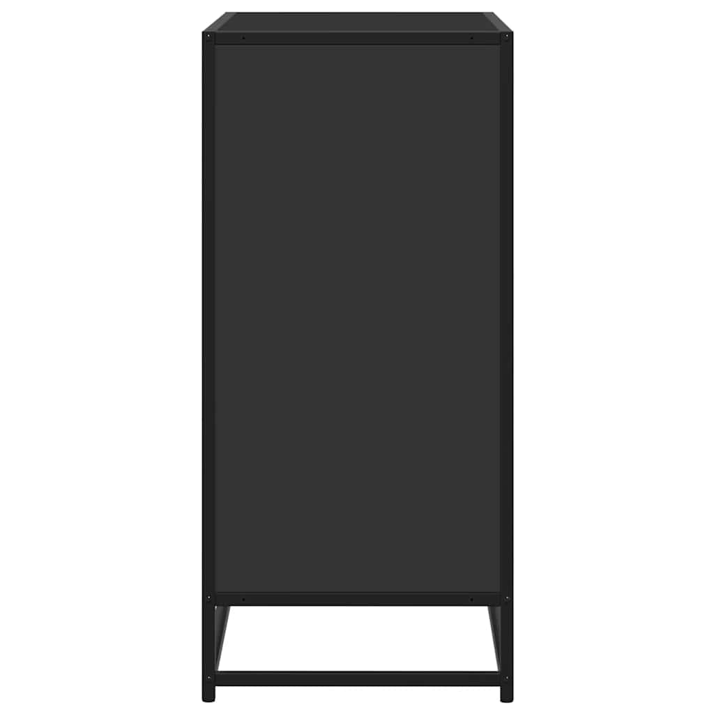 Bufetă neagră 68x35x76 cm lemn prelucrat GartenMobel Dekor