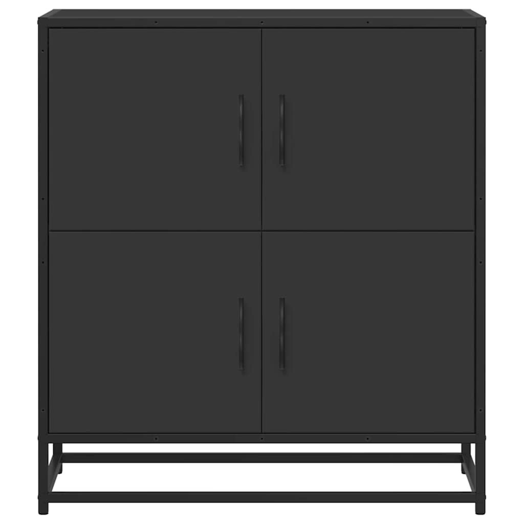 Bufetă neagră 68x35x76 cm lemn prelucrat GartenMobel Dekor