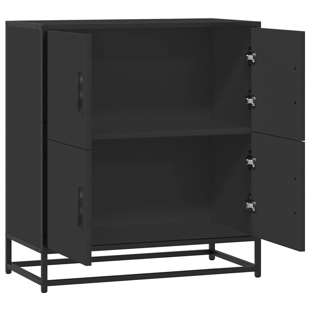 Bufetă neagră 68x35x76 cm lemn prelucrat GartenMobel Dekor