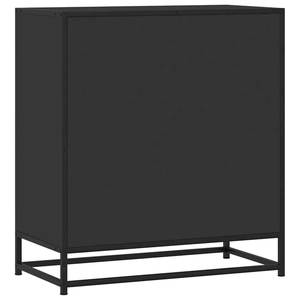 Bufetă neagră 68x35x76 cm lemn prelucrat GartenMobel Dekor