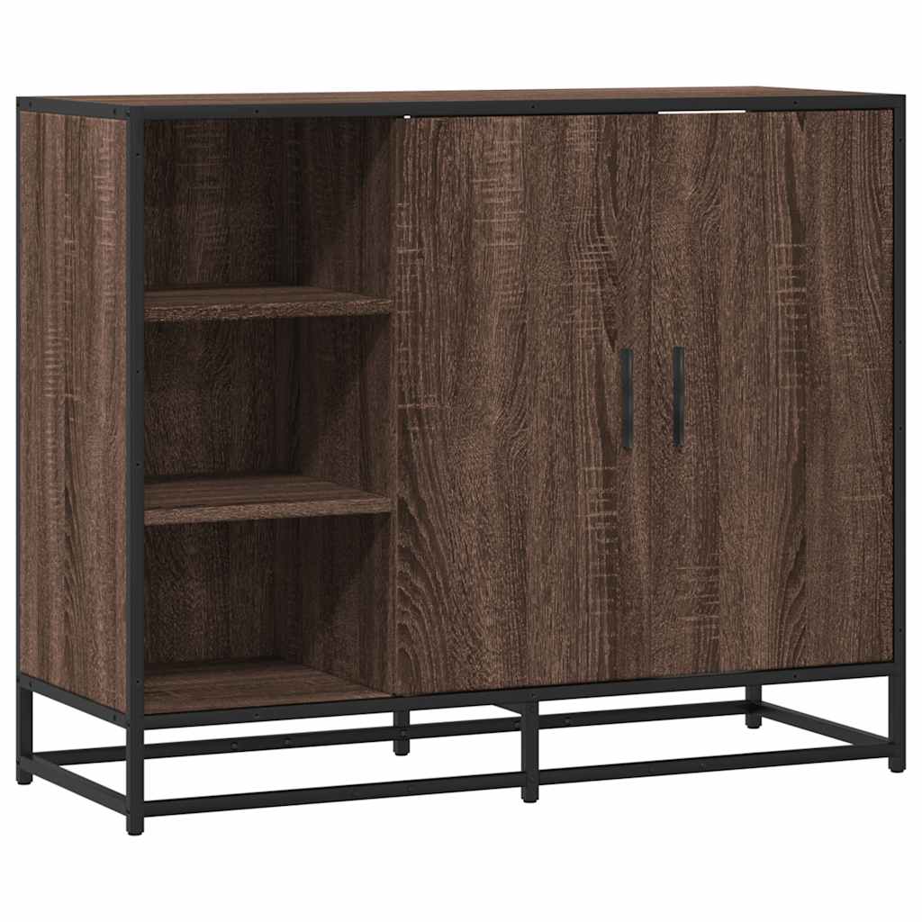 Dulap, stejar maro, 92x35x76 cm, lemn prelucrat GartenMobel Dekor