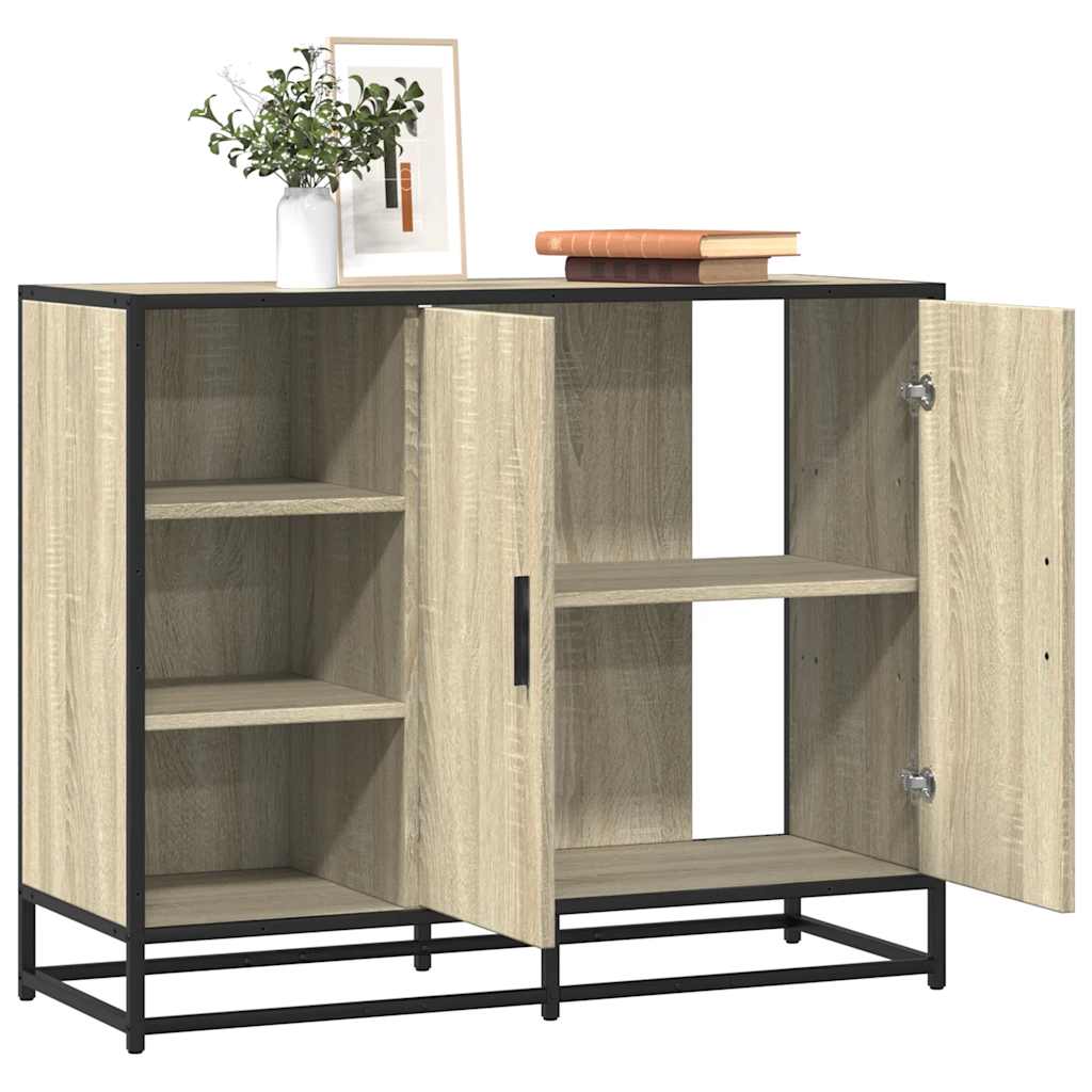 Dulap, stejar sonoma, 92x35x76 cm, lemn prelucrat GartenMobel Dekor