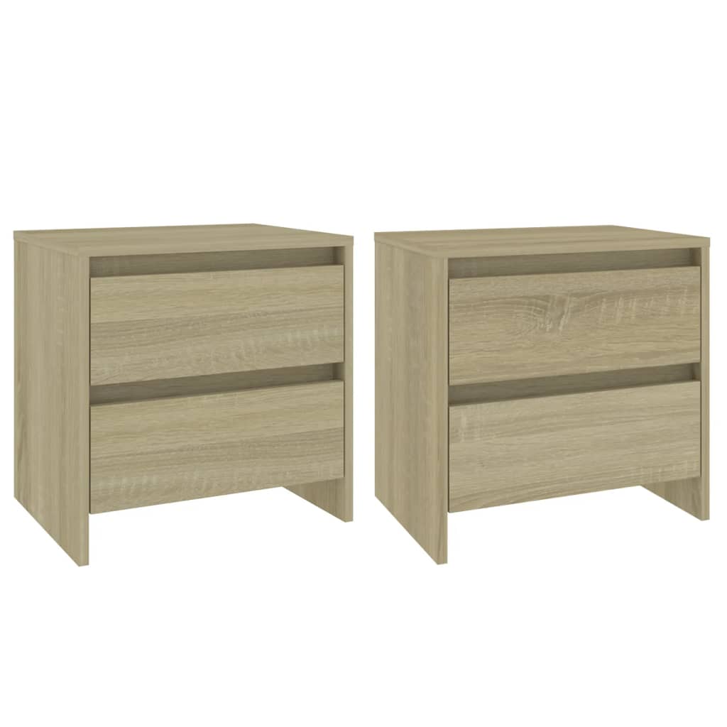 Noptiere, 2 buc., stejar sonoma, 45x34,5x44,5 cm, PAL  GartenMobel Dekor