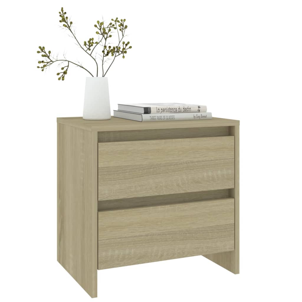 Noptiere, 2 buc., stejar sonoma, 45x34,5x44,5 cm, PAL  GartenMobel Dekor