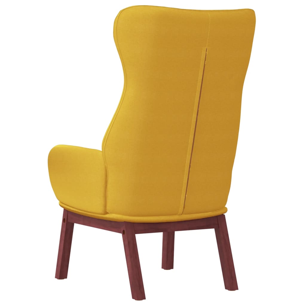 Scaun de relaxare, galben muștar, material textil GartenMobel Dekor