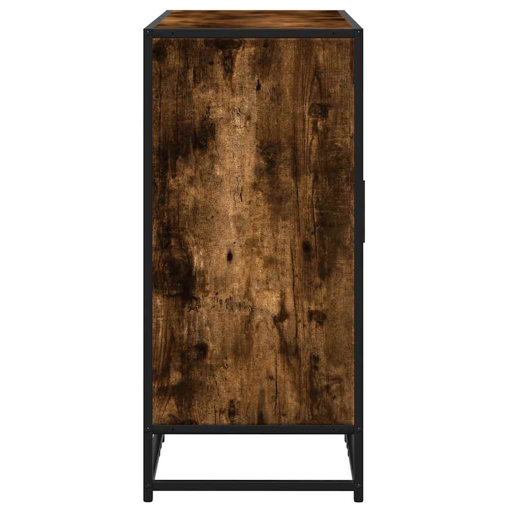 Servantă, stejar fumuriu, 92x35x76 cm, lemn compozit GartenMobel Dekor