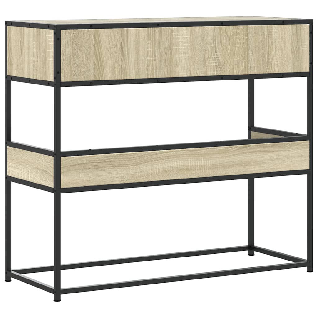 Măsuță consolă, stejar sonoma, 90x35x80 cm, lemn prelucrat GartenMobel Dekor